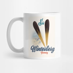 Winterberg Germany ski poster. Mug